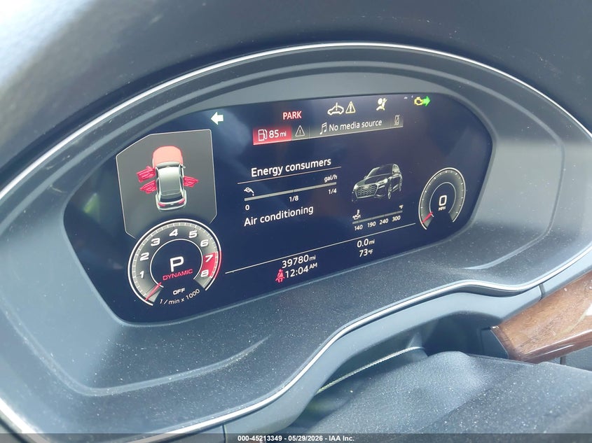 2021 Audi Q5 VIN WA1BAAFY1M2110763 IAAI salvage auction — FRONT END, Salvage Title, sold $7,600 on 2026-07-23 (photo 7)