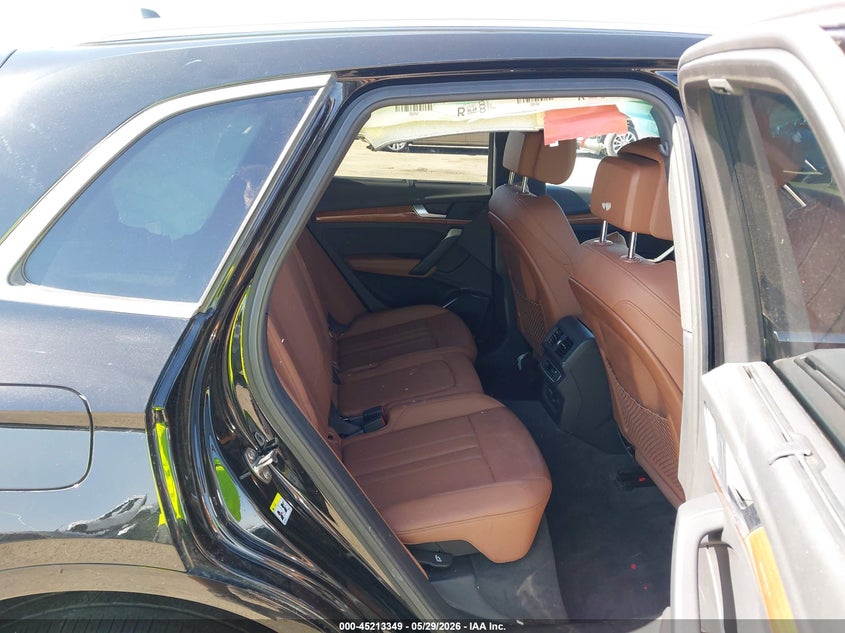 2021 Audi Q5 VIN WA1BAAFY1M2110763 IAAI salvage auction — FRONT END, Salvage Title, sold $7,600 on 2026-07-23 (photo 8)