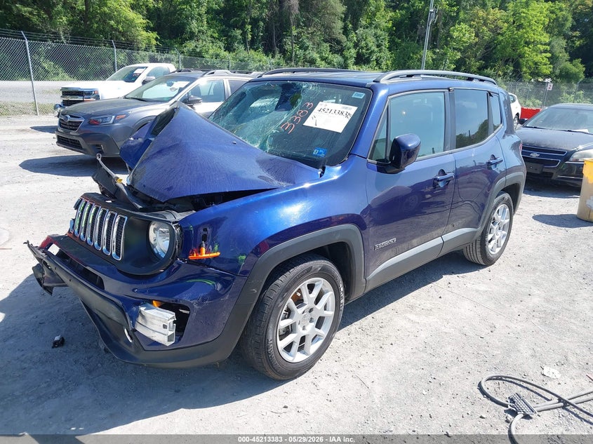 2020 Jeep Renegade VIN ZACNJABB3LPL56882 IAAI salvage auction — FRONT END, Salvage Title, sold $525 on 2026-07-21 (photo 2)