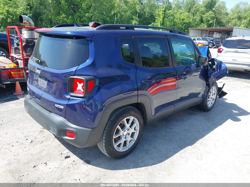 2020 Jeep Renegade VIN ZACNJABB3LPL56882 IAAI salvage auction — FRONT END, Salvage Title, sold $525 on 2026-07-21 (photo 4)