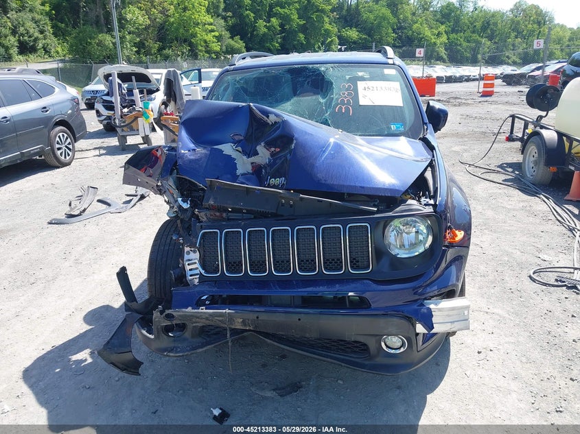 2020 Jeep Renegade VIN ZACNJABB3LPL56882 IAAI salvage auction — FRONT END, Salvage Title, sold $525 on 2026-07-21 (photo 6)