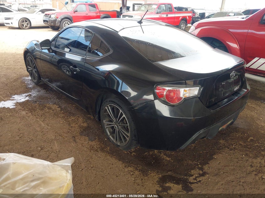 2013 Scion Fr-s VIN JF1ZNAA14D2722075 IAAI salvage auction — NORMAL WEAR, Clear (Arizona), sold $4,825 on 2026-07-14 (photo 3)