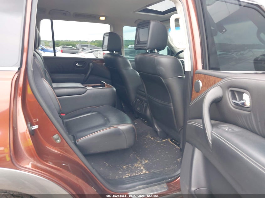 2017 Nissan Armada VIN JN8AY2NE7H9706021 IAAI salvage auction — HAIL, Salvage Title, sold $6,625 on 2026-07-14 (photo 8)