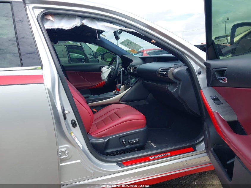 2014 Lexus Is VIN JTHBE1D27E5011825 IAAI salvage auction — FRONT END, Salvage (Georgia), sold $3,700 on 2026-07-09 (photo 5)
