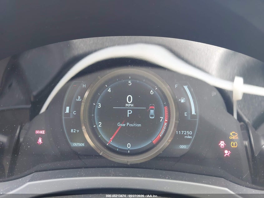 2014 Lexus Is VIN JTHBE1D27E5011825 IAAI salvage auction — FRONT END, Salvage (Georgia), sold $3,700 on 2026-07-09 (photo 7)