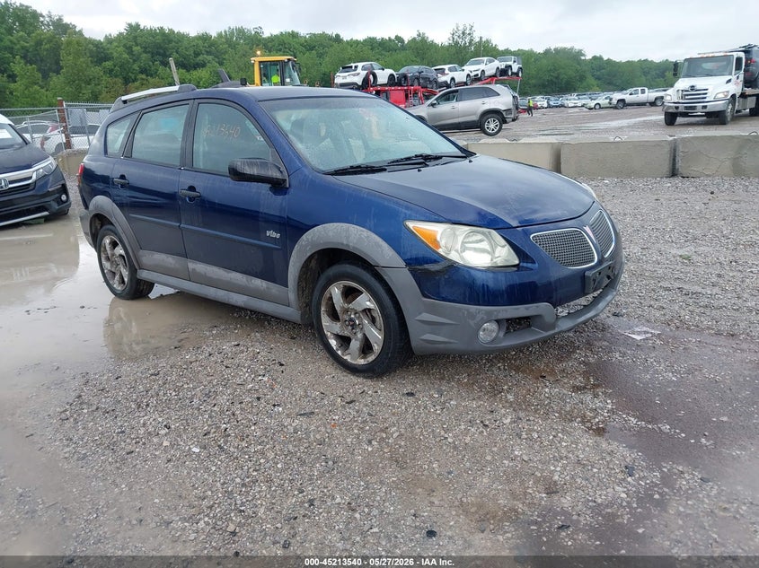 2007 Pontiac Vibe VIN 5Y2SL658X7Z412465 IAAI salvage auction — NORMAL WEAR, Original (Ohio), sold $750 on 2026-07-08 (photo 1)