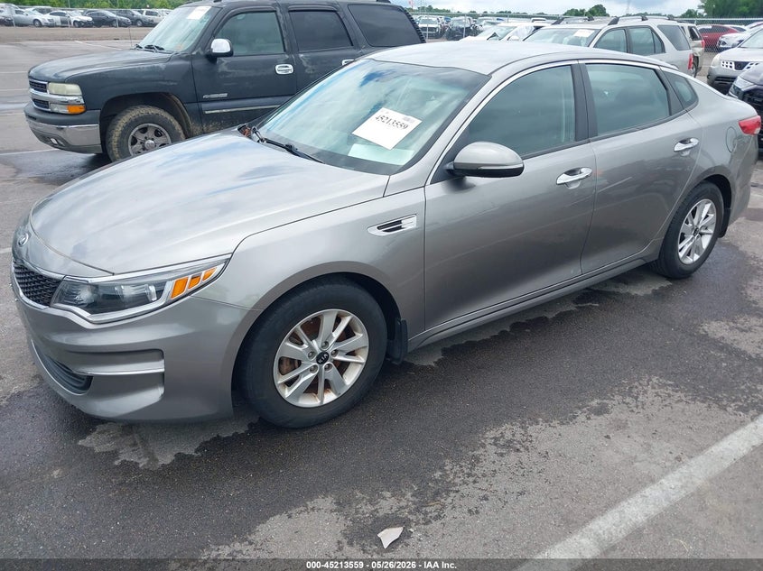 2016 Kia Optima VIN 5XXGT4L35GG097725 IAAI salvage auction — NORMAL WEAR, Clear (Tennessee), sold $1,250 on 2026-07-07 (photo 2)