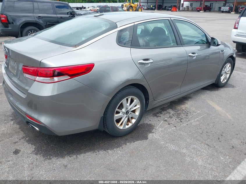 2016 Kia Optima VIN 5XXGT4L35GG097725 IAAI salvage auction — NORMAL WEAR, Clear (Tennessee), sold $1,250 on 2026-07-07 (photo 4)