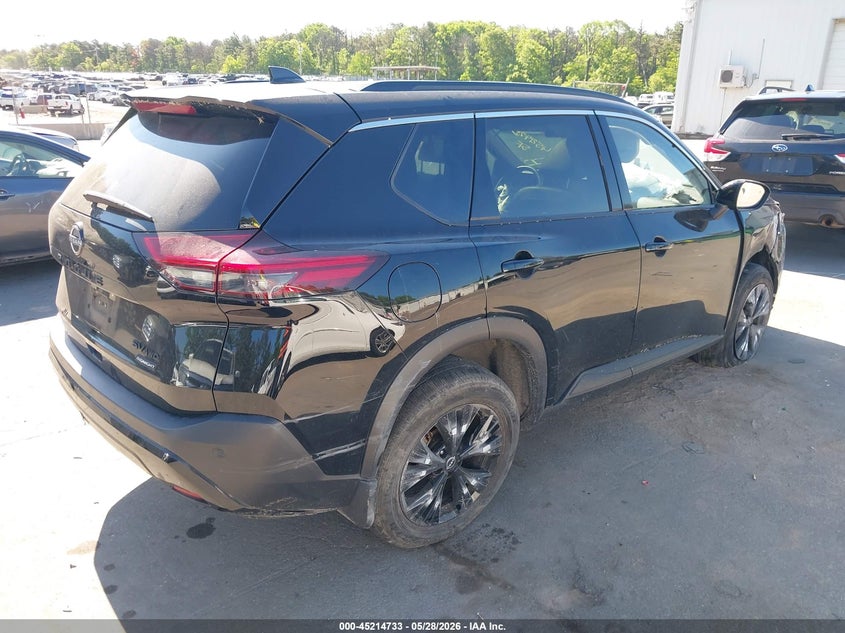 2023 Nissan Rogue VIN JN8BT3BB8PW220322 IAAI salvage auction — RIGHT SIDE, Salvage Title, sold $5,950 on 2026-07-21 (photo 4)
