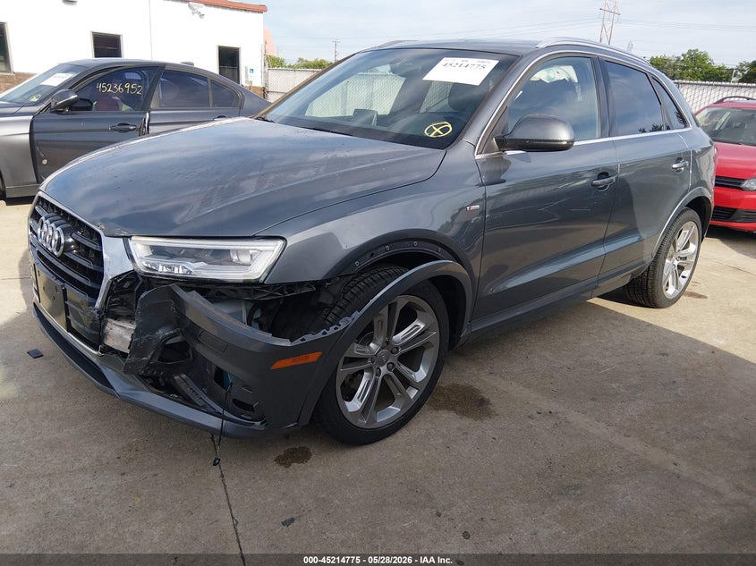 2016 Audi Q3 VIN WA1GFCFS3GR007595 IAAI salvage auction — LEFT FRONT, Salvage Title, sold $3,850 on 2026-08-02 (photo 2)