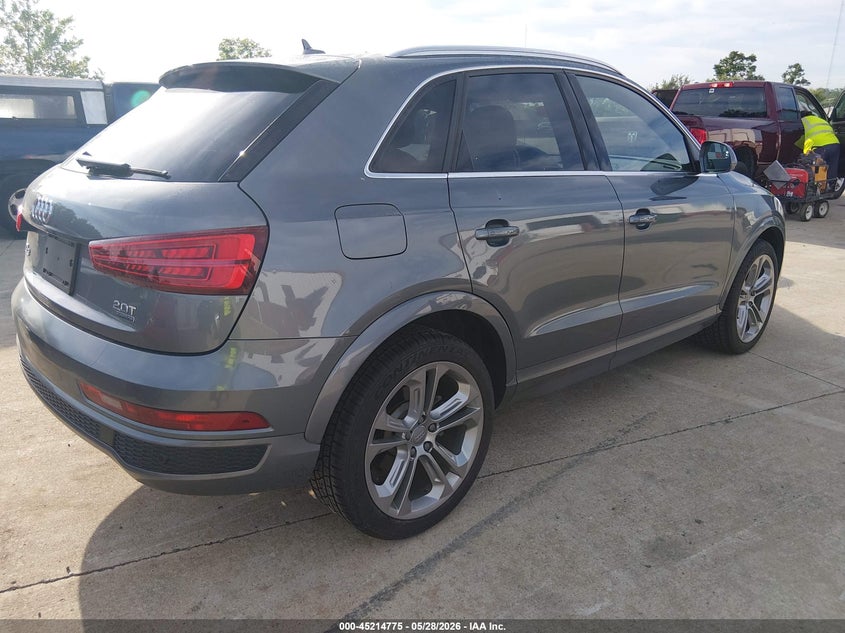 2016 Audi Q3 VIN WA1GFCFS3GR007595 IAAI salvage auction — LEFT FRONT, Salvage Title, sold $3,850 on 2026-08-02 (photo 4)