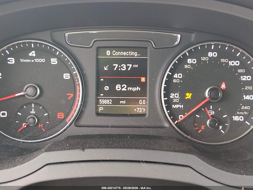 2016 Audi Q3 VIN WA1GFCFS3GR007595 IAAI salvage auction — LEFT FRONT, Salvage Title, sold $3,850 on 2026-08-02 (photo 7)