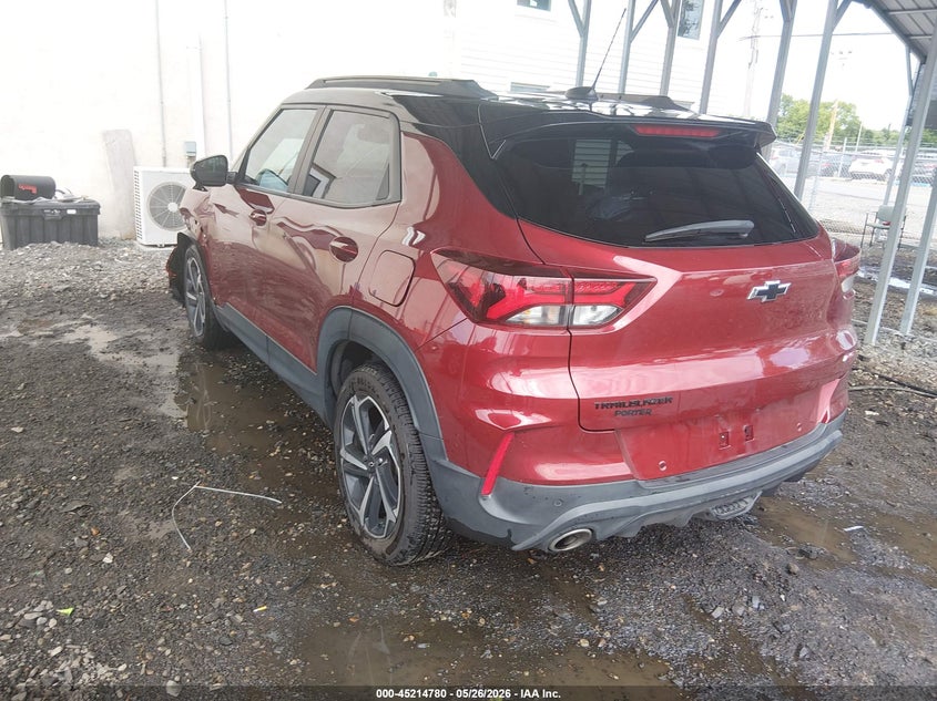 2022 Chevrolet Trailblazer VIN KL79MTSL2NB014690 IAAI salvage auction — FRONT END, Salvage Title, sold $3,275 on 2026-07-13 (photo 3)