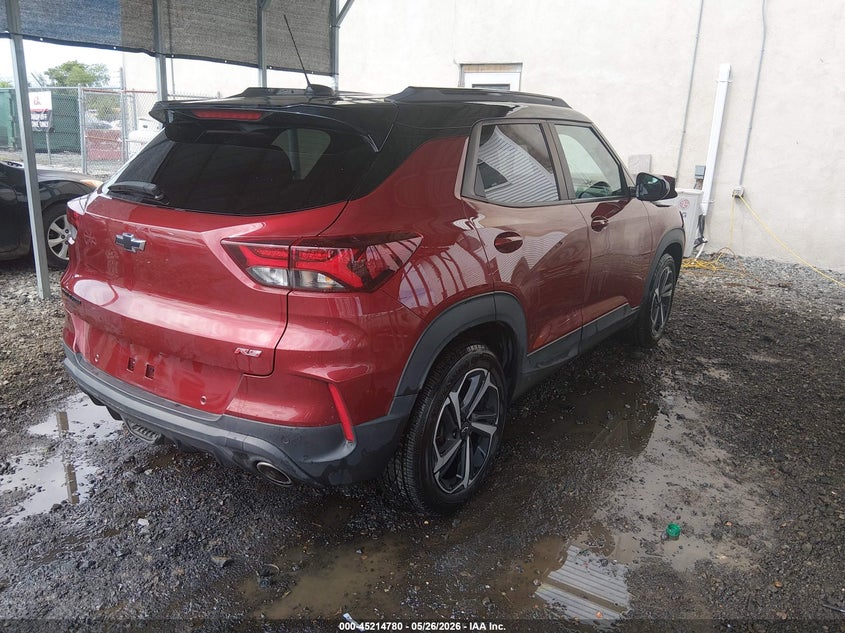 2022 Chevrolet Trailblazer VIN KL79MTSL2NB014690 IAAI salvage auction — FRONT END, Salvage Title, sold $3,275 on 2026-07-13 (photo 4)