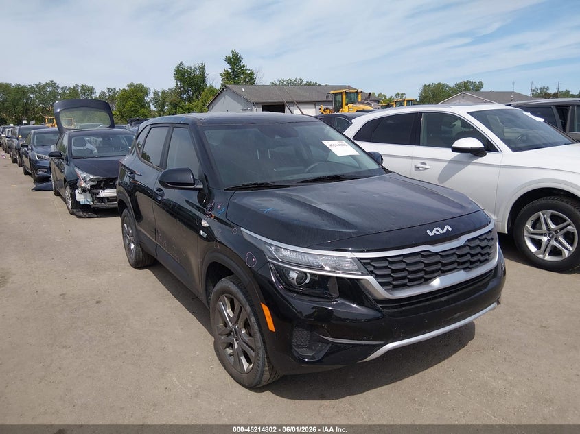 2022 Kia Seltos VIN KNDEPCAA5N7238113 IAAI salvage auction — HAIL, Salvage Title, sold $6,325 on 2026-07-07 (photo 1)