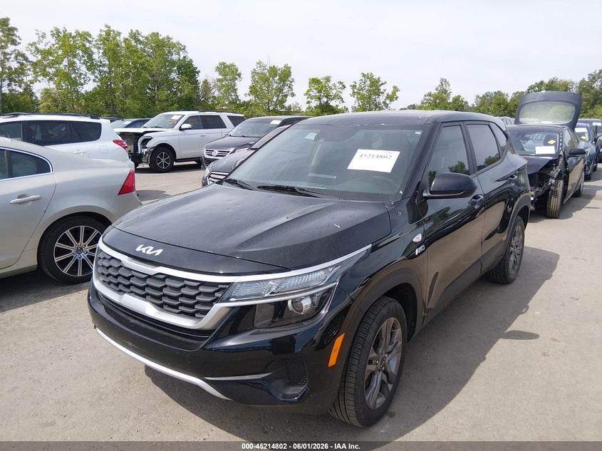2022 Kia Seltos VIN KNDEPCAA5N7238113 IAAI salvage auction — HAIL, Salvage Title, sold $6,325 on 2026-07-07 (photo 2)