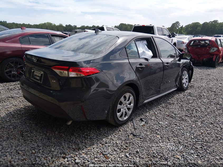 2026 Toyota Corolla VIN 5YFB4MDEXTP452705 IAAI salvage auction — RIGHT FRONT, Salvage Title, sold $6,950 on 2026-07-14 (photo 4)