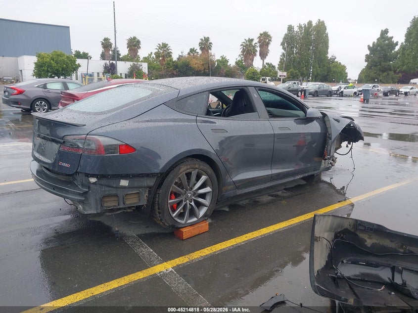 2016 Tesla Model s VIN 5YJSA1E43GF174938 IAAI salvage auction — FRONT END, Salvage (California), sold $4,850 on 2026-07-20 (photo 4)