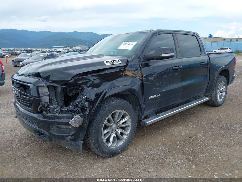 2020 Ram 1500 VIN 1C6SRFJT3LN114518 IAAI salvage auction — LEFT FRONT, Salvage Title, sold $8,100 on 2026-07-10 (photo 2)