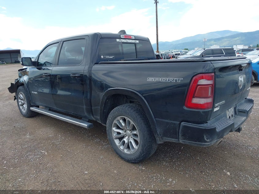 2020 Ram 1500 VIN 1C6SRFJT3LN114518 IAAI salvage auction — LEFT FRONT, Salvage Title, sold $8,100 on 2026-07-10 (photo 3)