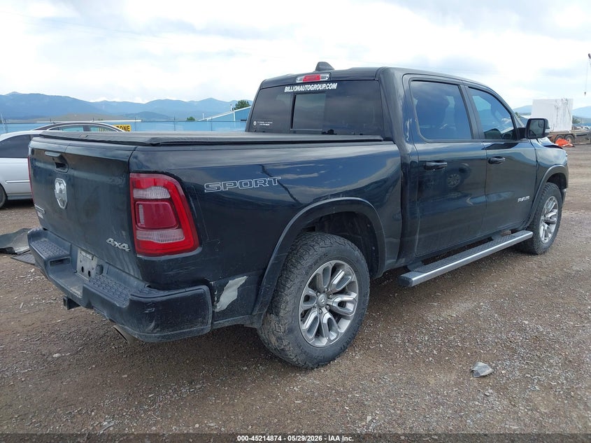 2020 Ram 1500 VIN 1C6SRFJT3LN114518 IAAI salvage auction — LEFT FRONT, Salvage Title, sold $8,100 on 2026-07-10 (photo 4)