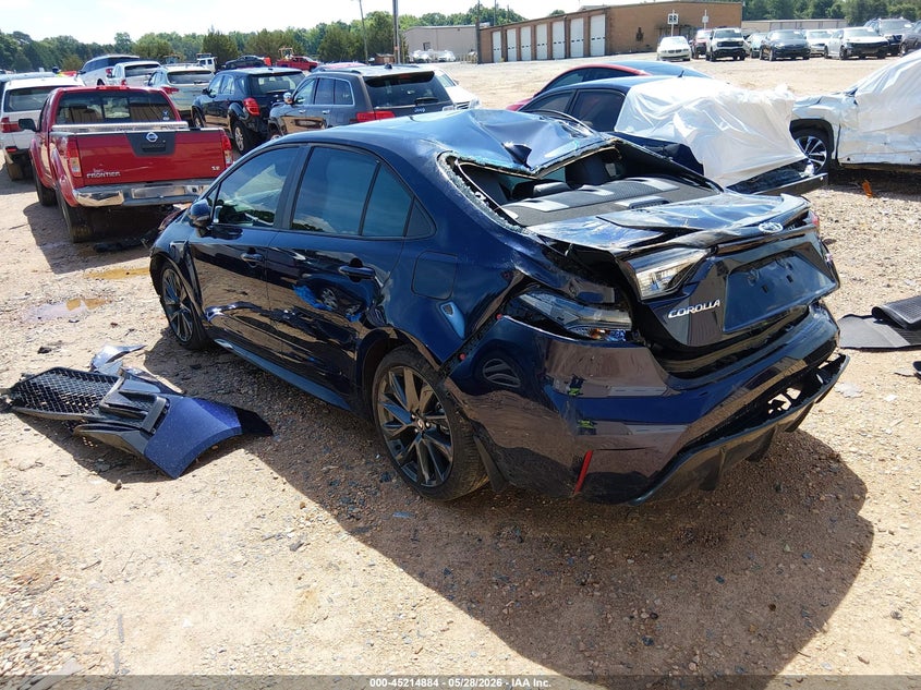 2025 Toyota Corolla VIN 5YFT4MCE2SP233385 IAAI salvage auction — FRONT & REAR, Salvage Title, sold $3,275 on 2026-07-20 (photo 3)