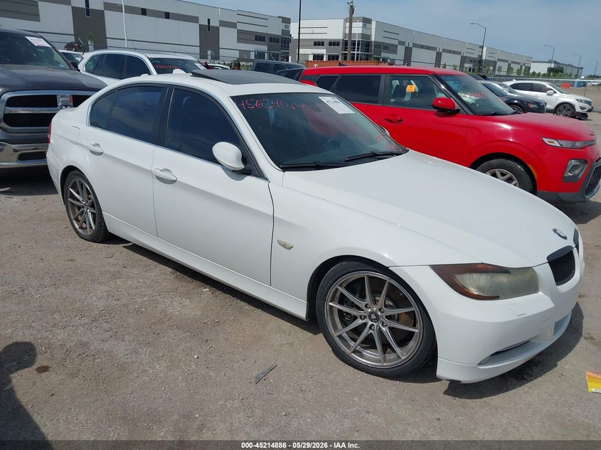 2008 BMW 3 series VIN WBAVB77538NH80097 IAAI salvage auction — UNKNOWN, Original (Texas), sold $125 on 2026-07-28 (photo 1)