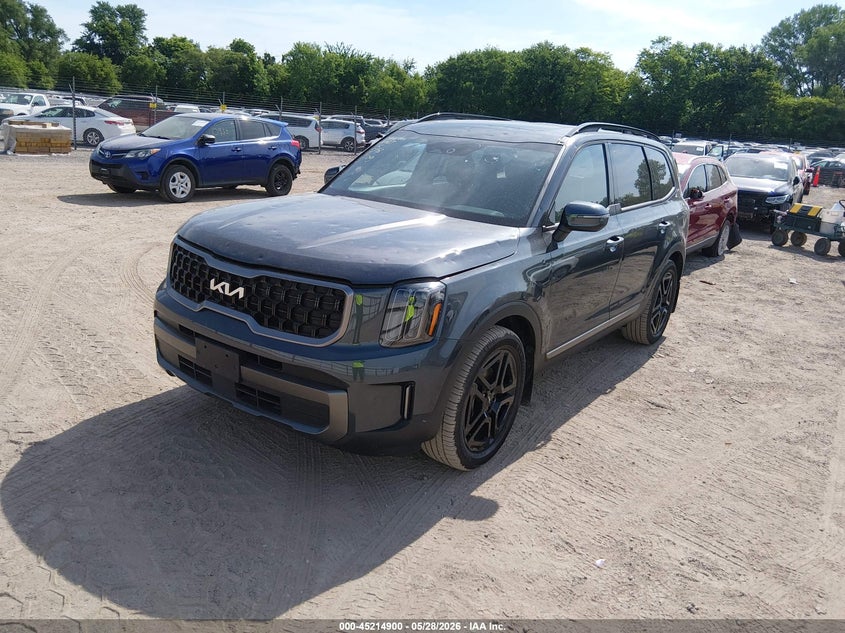 2023 Kia Telluride VIN 5XYP3DGC9PG327384 IAAI salvage auction — HAIL, Salvage Title, sold $16,675 on 2026-07-13 (photo 2)