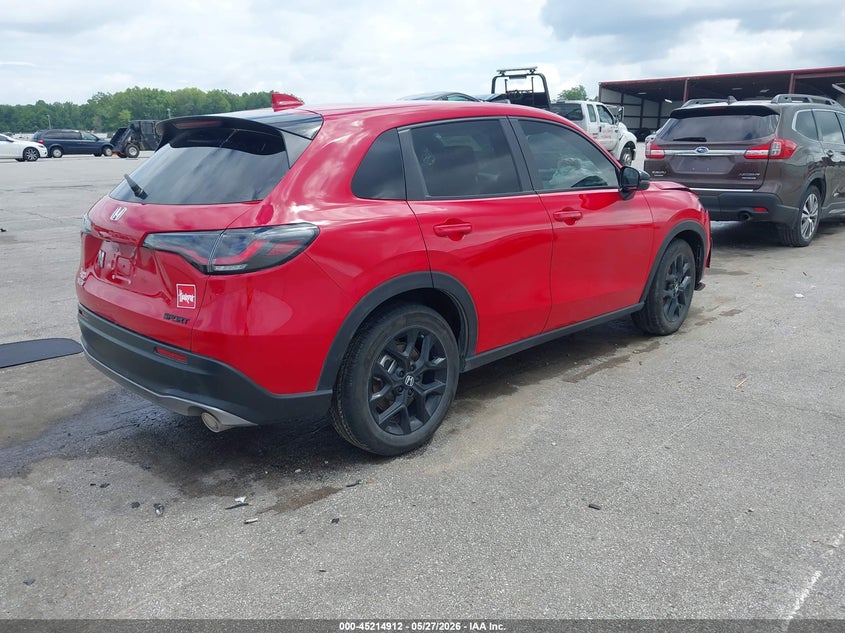 2025 Honda Hr-v VIN 3CZRZ1H50SM702719 IAAI salvage auction — FRONT END, Original (Texas), sold $8,950 on 2026-07-30 (photo 4)