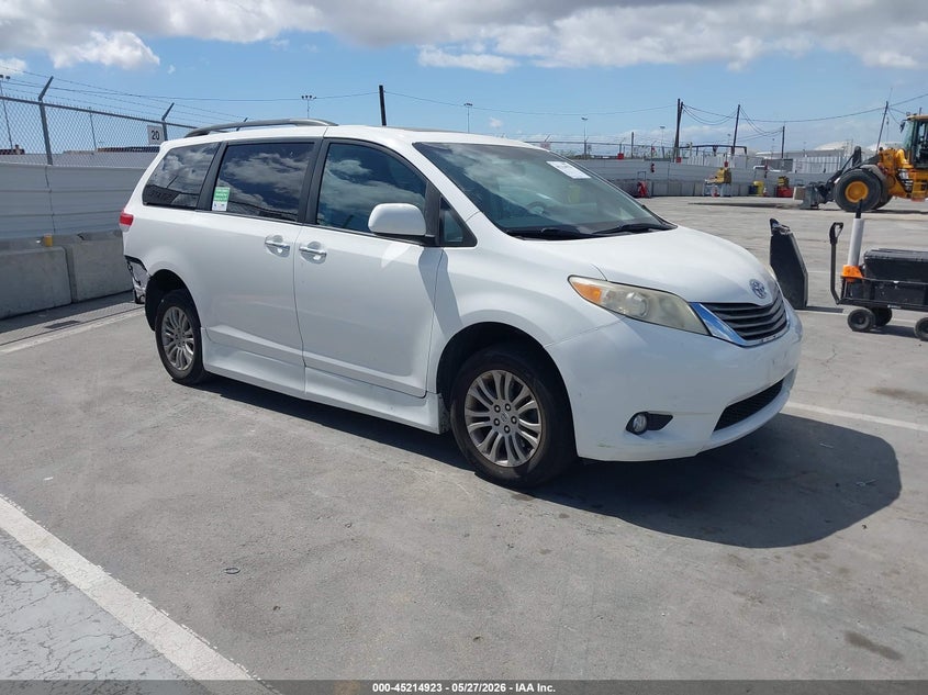 2011 Toyota Sienna VIN 5TDYK3DCXBS114168 IAAI salvage auction — REAR END, Salvage (California), sold $4,050 on 2026-08-02 (photo 1)