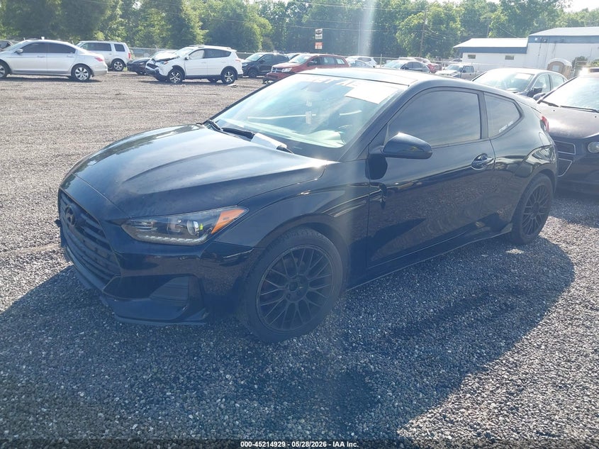 2020 Hyundai Veloster VIN KMHTG6AF0LU029974 IAAI salvage auction — RIGHT SIDE, Salvage (South Carolina), sold $725 on 2026-07-28 (photo 2)