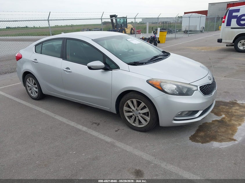 2014 Kia Forte VIN KNAFX4A80E5124794 IAAI salvage auction — NORMAL WEAR, Certificate Of Title (Nebraska), sold $600 on 2026-07-20 (photo 1)