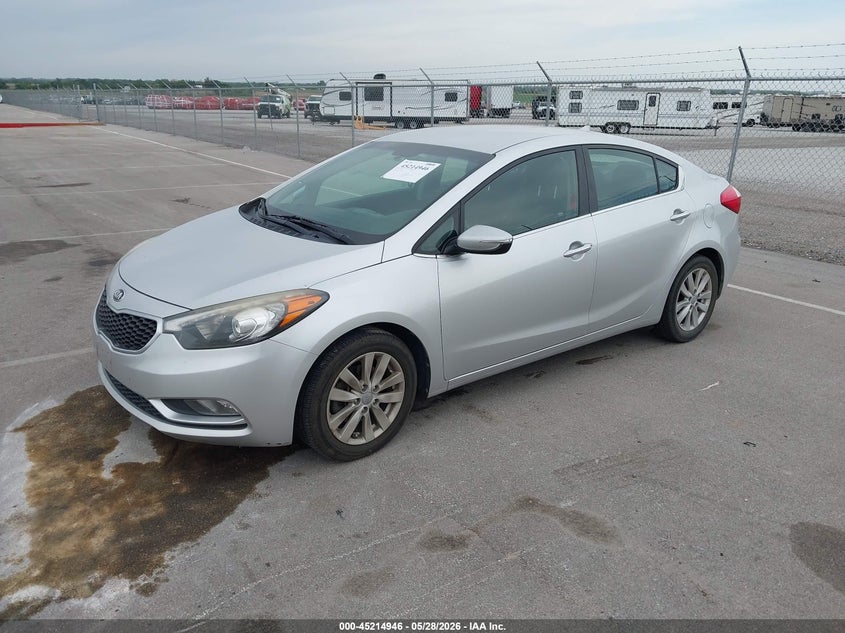 2014 Kia Forte VIN KNAFX4A80E5124794 IAAI salvage auction — NORMAL WEAR, Certificate Of Title (Nebraska), sold $600 on 2026-07-20 (photo 2)