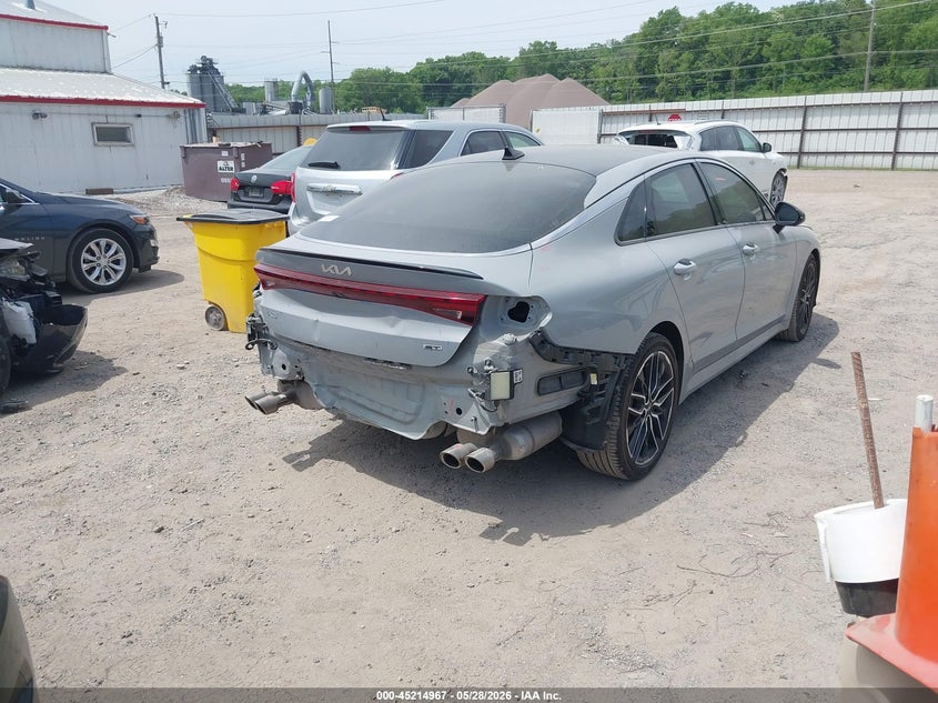 2023 Kia K5 VIN 5XXG44J87PG176437 IAAI salvage auction — REAR END, Salvage Title, sold $6,000 on 2026-07-12 (photo 4)