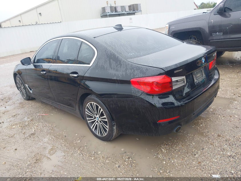 2018 BMW 5er VIN WBAJA5C55JWA36190 IAAI salvage auction — ROOF, Salvage Title, sold $6,825 on 2026-07-30 (photo 3)