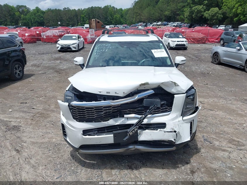 2020 Kia Telluride VIN 5XYP6DHC6LG006273 IAAI salvage auction — FRONT END, Salvage Title, sold $4,850 on 2026-07-24 (photo 6)