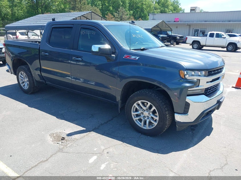 2021 Chevrolet Silverado VIN 1GCUYDED9MZ355361 IAAI salvage auction — LEFT SIDE, Salvage (Vermont), sold $25 on 2026-07-29 (photo 1)