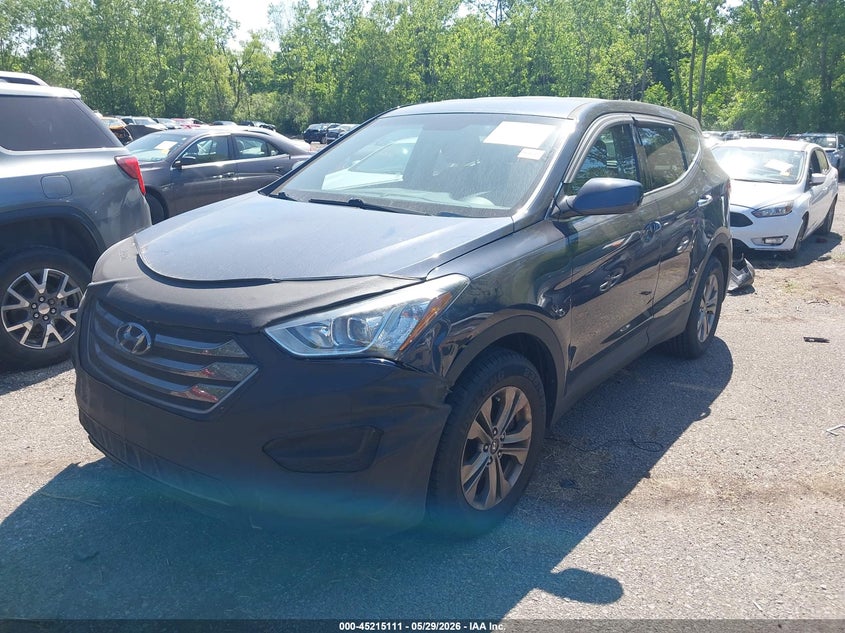 2015 Hyundai Santa fe VIN 5XYZTDLB9FG243652 IAAI salvage auction — LEFT FRONT, Salvage (Ohio), sold $1,725 on 2026-07-07 (photo 2)
