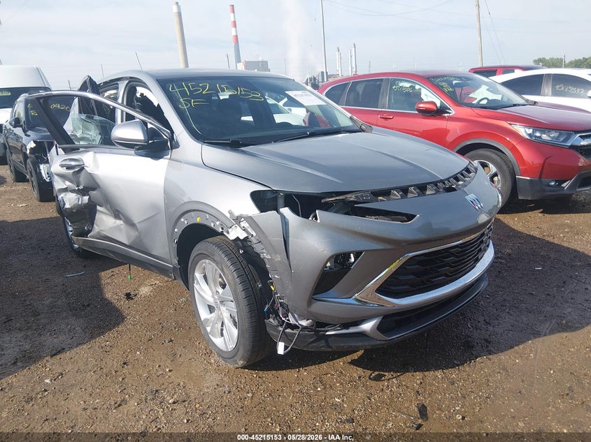 2025 Buick Encore gx VIN KL4AMCSL1SB163856 IAAI salvage auction — RIGHT SIDE, Salvage Title, sold $2,625 on 2026-07-26 (photo 1)