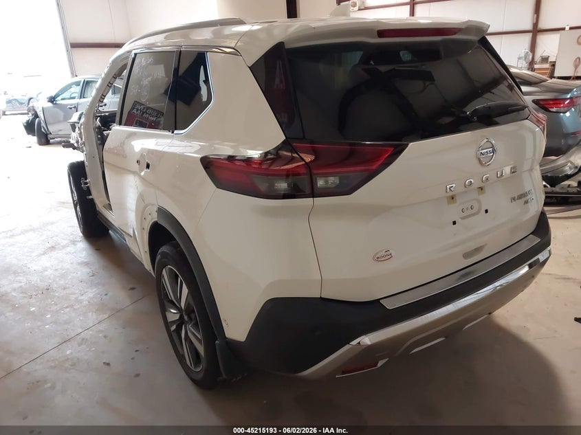 2021 Nissan Rogue VIN JN8AT3DD2MW318932 IAAI salvage auction — FRONT END, Salvage Title, sold $5,000 on 2026-07-10 (photo 3)