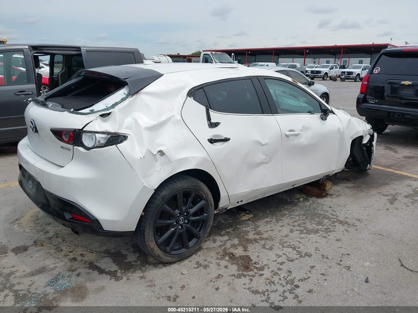 2021 Mazda 3 VIN JM1BPAML7M1402628 IAAI salvage auction — ROLLOVER, Salvage Title, sold $1,100 on 2026-07-11 (photo 4)
