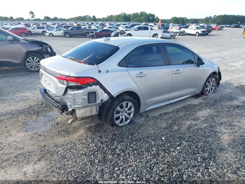 2024 Toyota Corolla VIN 5YFB4MDE6RP095516 IAAI salvage auction — FRONT & REAR, Salvage (Georgia), sold $4,150 on 2026-07-27 (photo 4)