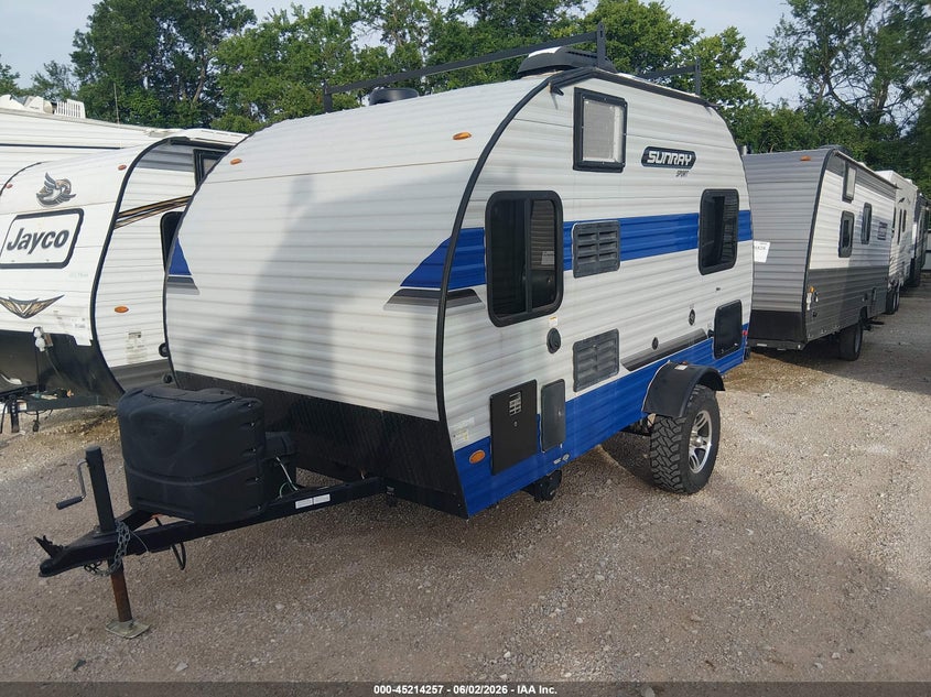 2021 Sunray Other VIN 7J3S1EC17MS003068 IAAI salvage auction — HAIL, Salvage (Missouri), sold $3,500 on 2026-07-08 (photo 2)