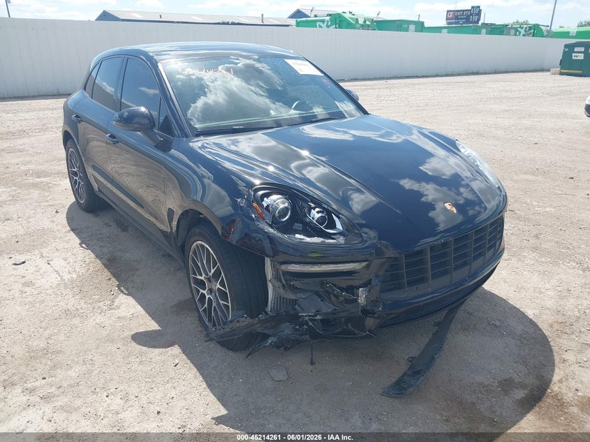 2018 Porsche Macan VIN WP1AB2A5XJLB36414 IAAI salvage auction — RIGHT FRONT, Salvage (Texas), sold $8,900 on 2026-07-31 (photo 1)