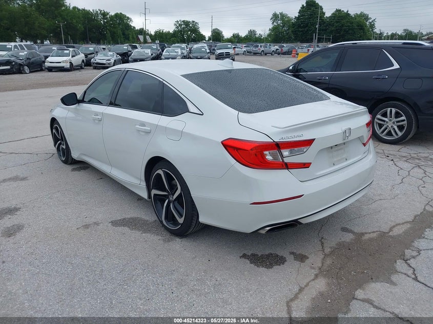 2019 Honda Accord VIN 1HGCV1F36KA114220 IAAI salvage auction — HAIL, Clear (Missouri), sold $9,100 on 2026-07-27 (photo 3)