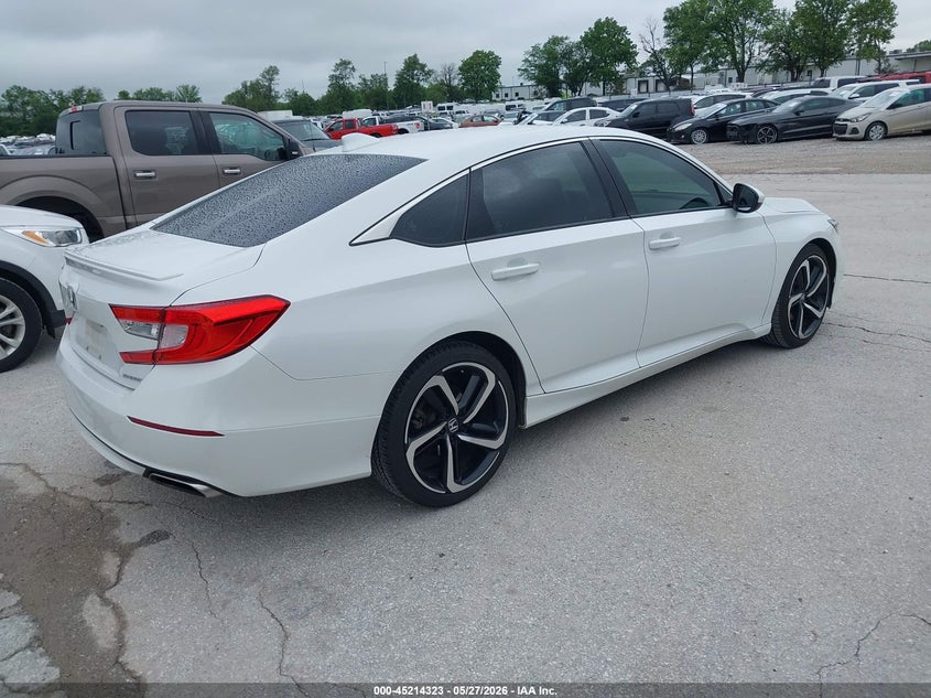 2019 Honda Accord VIN 1HGCV1F36KA114220 IAAI salvage auction — HAIL, Clear (Missouri), sold $9,100 on 2026-07-27 (photo 4)