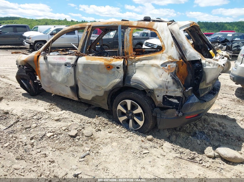 2017 Subaru Forester VIN JF2SJABC1HH563124 IAAI salvage auction — BURN, Salvage Title, sold $75 on 2026-07-16 (photo 3)
