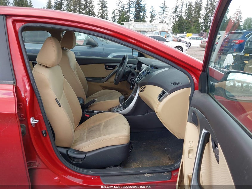 2013 Hyundai Elantra VIN KMHDH4AE2DU798815 IAAI salvage auction — NORMAL WEAR, Clear (Washington), sold $725 on 2026-07-15 (photo 5)