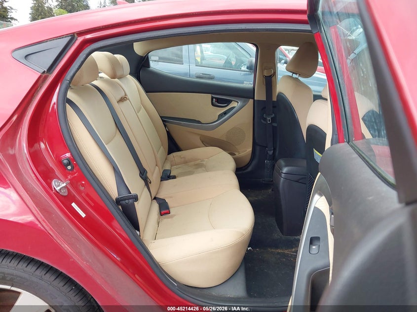 2013 Hyundai Elantra VIN KMHDH4AE2DU798815 IAAI salvage auction — NORMAL WEAR, Clear (Washington), sold $725 on 2026-07-15 (photo 8)