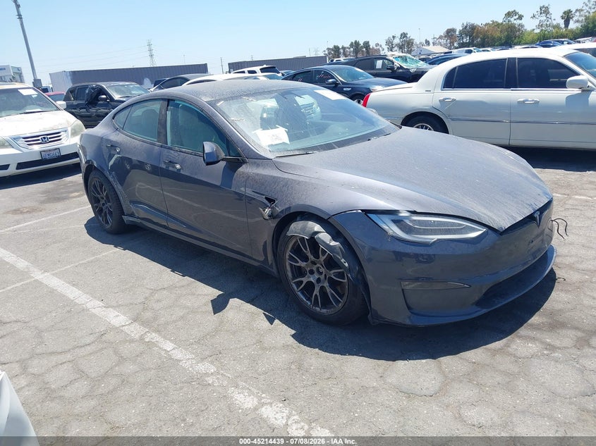 2021 Tesla Model s VIN 5YJSA1E66MF445701 IAAI salvage auction — SIDE, Clear (California), sold $31,250 on 2026-07-16 (photo 1)